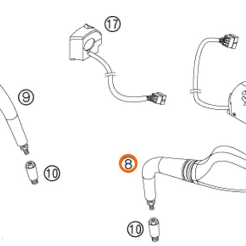 ESPEJO IZQUIERDO 990 S.DUKE 07-10