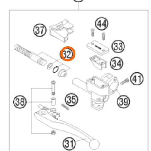 KIT DE REPARACION BOMBA DE EMBRAGUE 9.5MM