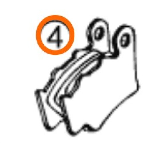 PASTILLAS DE FRENO POST SX/EXC/LC4 97-02