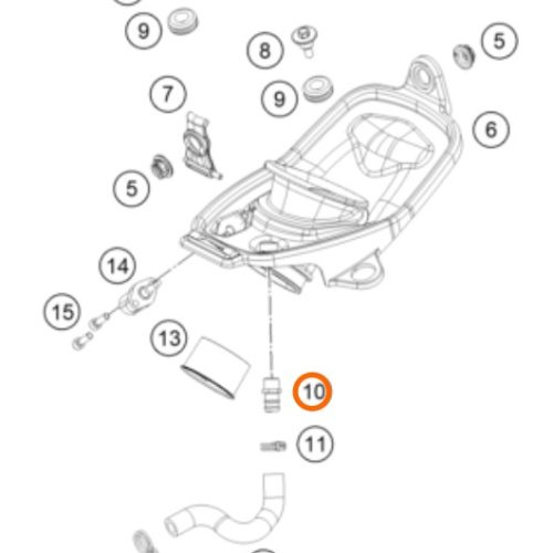 TUERCA DE RESPIRADERO DE MOTOR 4T