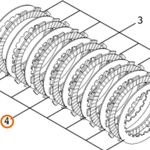 DISCO DE EMBRAGUE 400-520 02-04