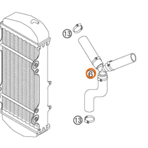 MANGUERA DE RADIADOR 400-525 02-07