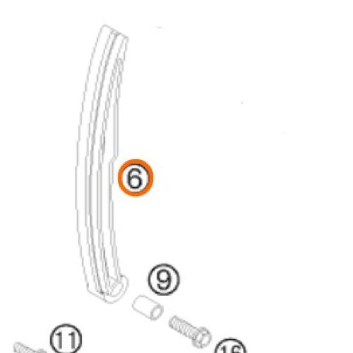 GUIA DE CADENILLA 450 EXC 04-07