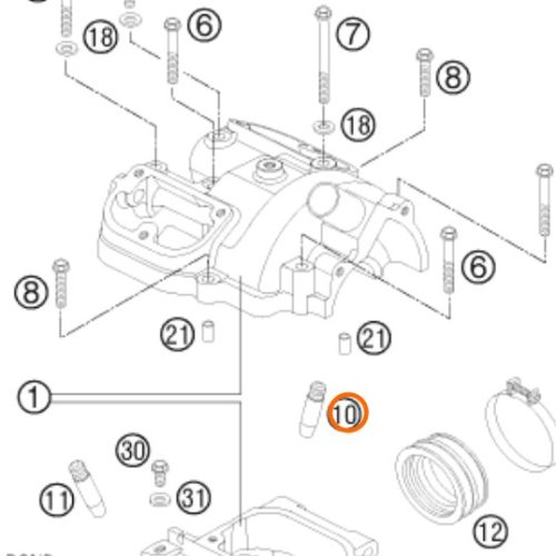 GUIA DE VALVULA 450/525 EXC 06-12