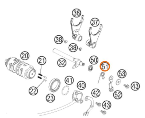 SIMBRA DE DESCOMPRESOR 4T