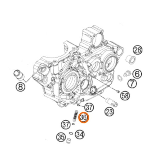 TAMIZ DE ACEITE SX/EXC 4T 01-06