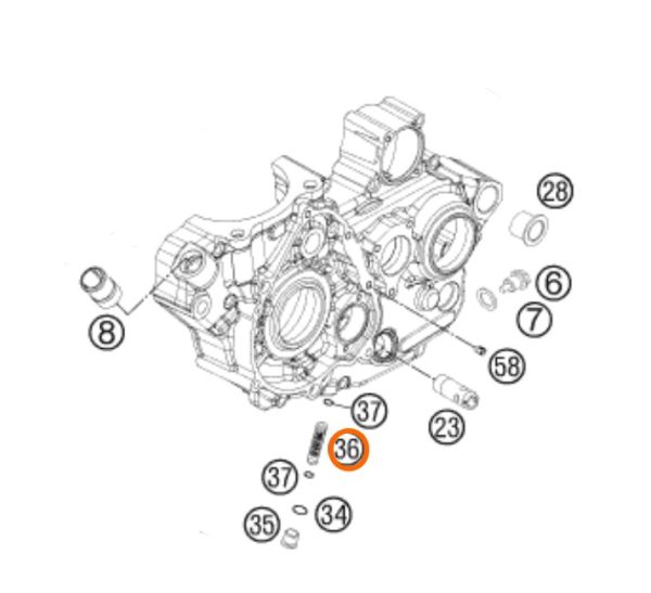 TAMIZ DE ACEITE SX/EXC 4T 01-06
