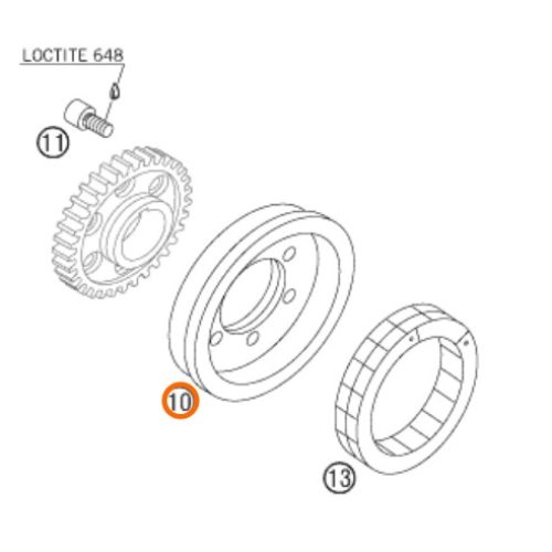 PISTA DE ARRANQUE ELECTRICO 450/525 03-07