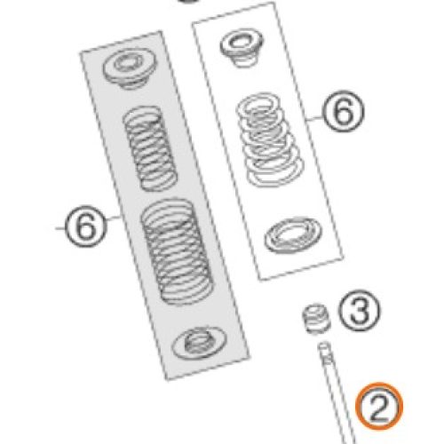 VALVULA DE ESCAPE 250 EXC 01-06