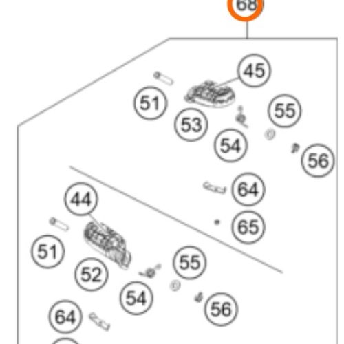 KIT DE ESTRIBOS ORIGINAL 1190-1050-1290 ADV 03-20