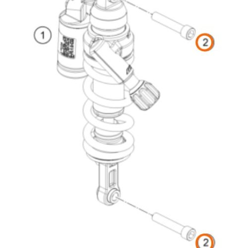 PERNO M14X73 DE AMORTIGUADOR 950-1290 03-20