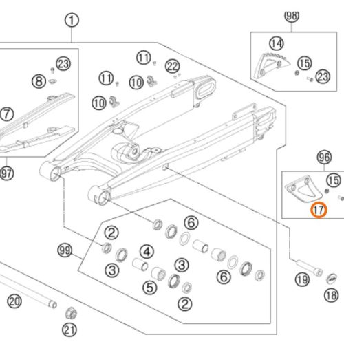 PROTECTOR DE CADENA 950/990 04-12