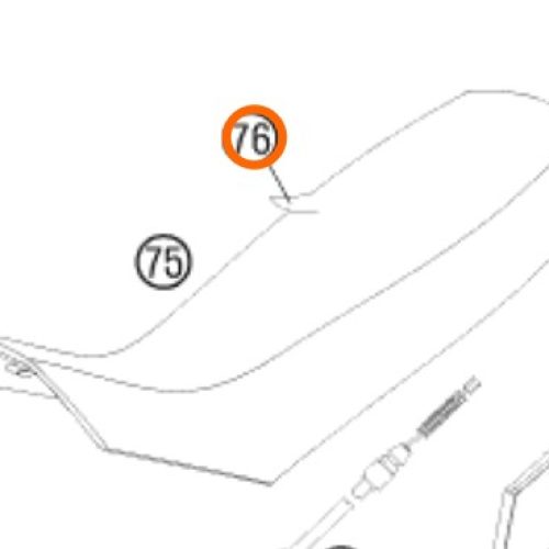 FORRO DE ASIENTO 990 ADV DAKAR EDITION 11-12