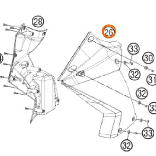 SPOILER IZQUIERDO 990 R 09-11