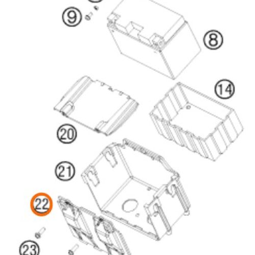 TAPA DE BATERIA ADV 04-12