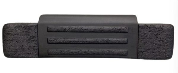 RESPALDO DE TOP CASE CUADRADO NEGRO/GRIS