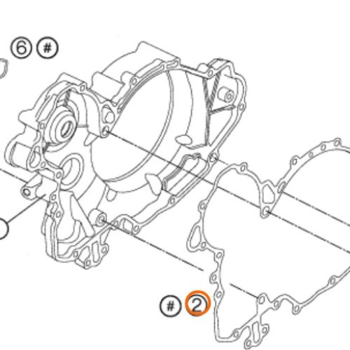 EMPAQUE DE TAPA DE EMBRAGUE 950/990