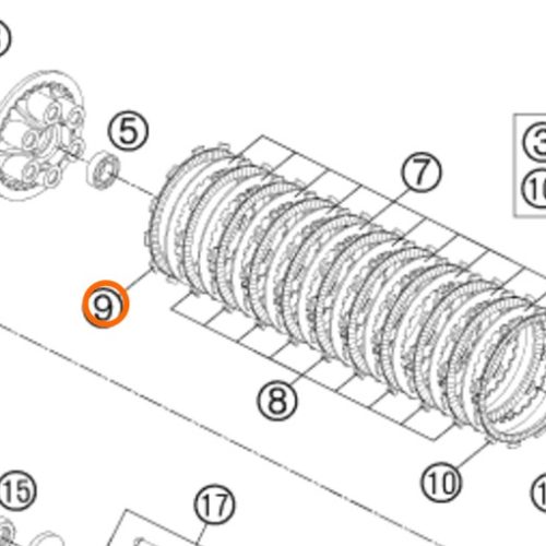 DISCO DE EMBRAGUE 950/990 03-12