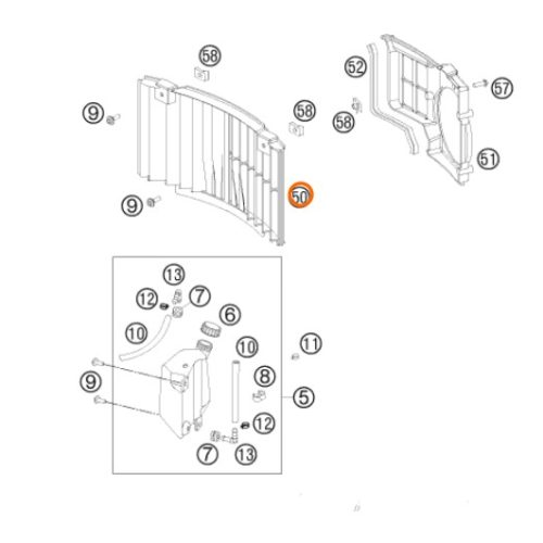 PROTECTOR DE RADIADOR 950/990 03-12