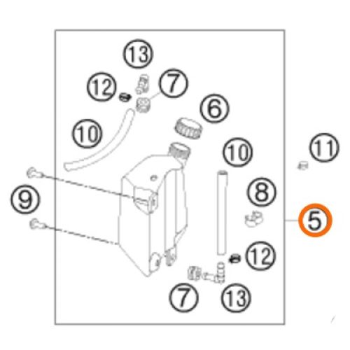 DEPOSITO DE RADIADOR AUXILIAR 950/990 ADV 04-12