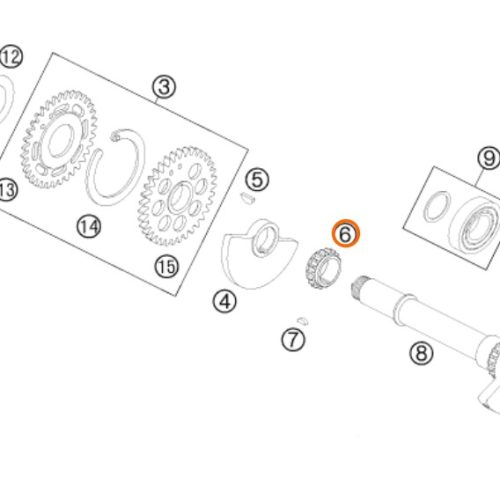 PIÑON DE DISTRIBUCION 950/990 04-12