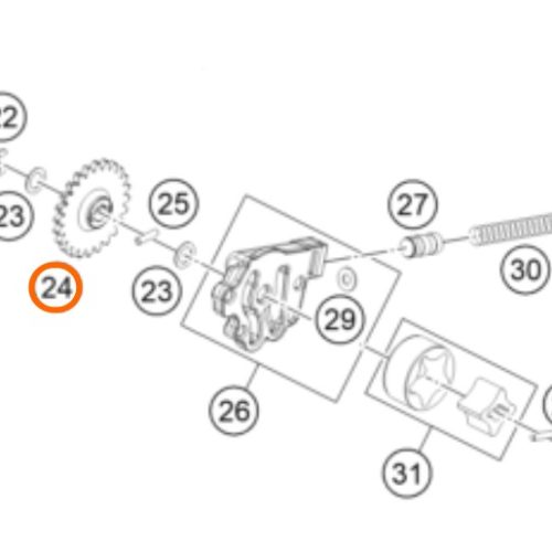 PIÑON DE BOMBA DE ACEITE 1290
