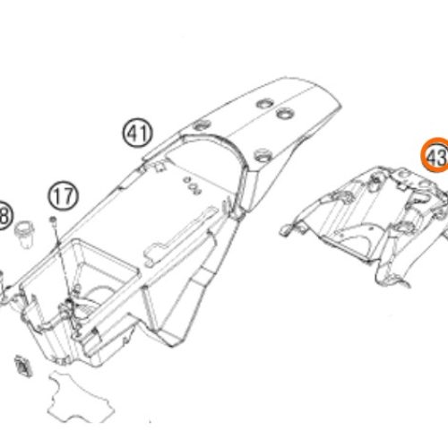 PORTA PLACA 990 ADV 06-12