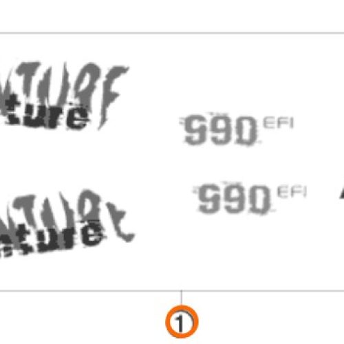 KIT DE ADHESIVOS 990 ORANGE 2008