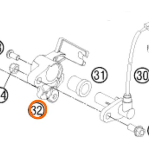 SOPORTE DE SENSOR ABS