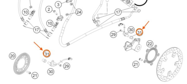 BUJE DE SENSOR ABS