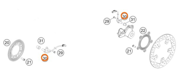SENSOR DE ABS 990 ADV 08-12