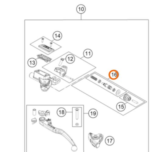 KIT DE REPARACION BOMBA DE EMBRAGUE 1190