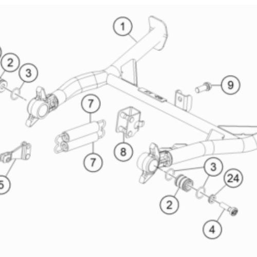 BUJE DE SOPORTE DE SIMBRA DE PATA