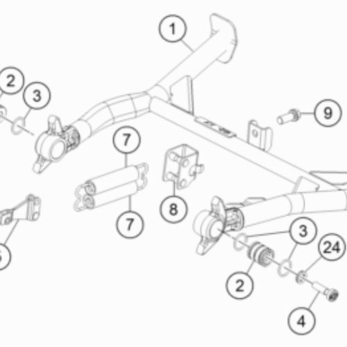 BUJE DE SOPORTE DE SIMBRA DE PATA