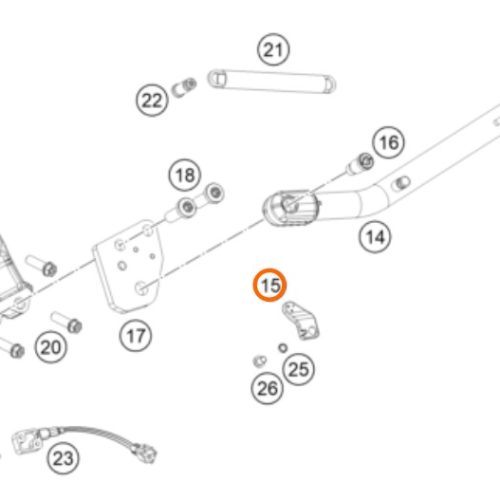 SOPORTE DE SENSOR PATA DE APOYO 1090/1290 ADV