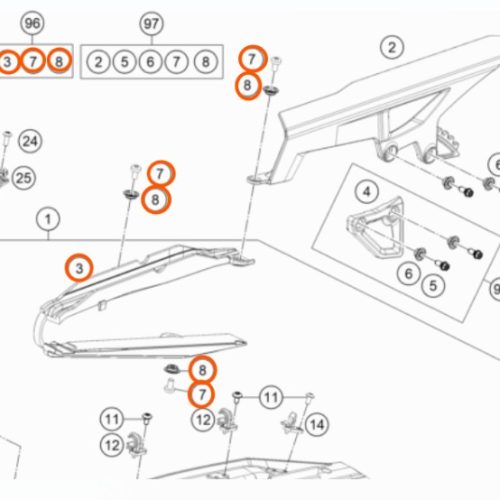 GUIA DE CADENA 1050-1290 13-19
