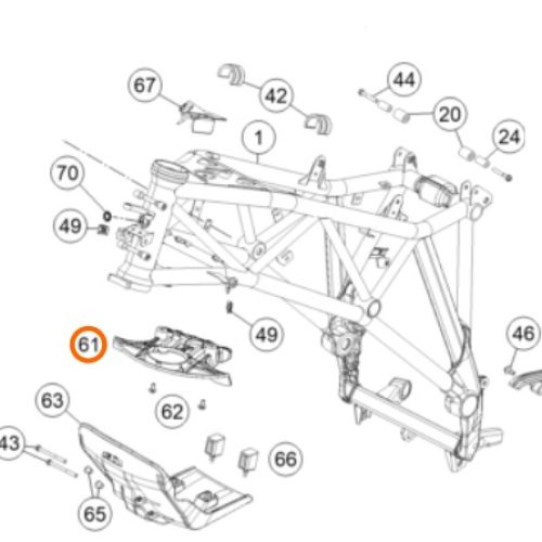 PROTECTOR DE CLAMP INFERIOR ADV 13-16