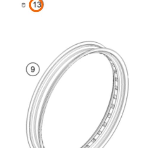TUERCA DE SENSOR DE PRESION DE RUEDA ADV 13-16