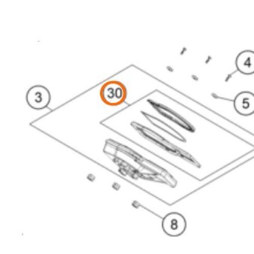 MARCO DE VELOCIMETRO 1050-1190 13-17