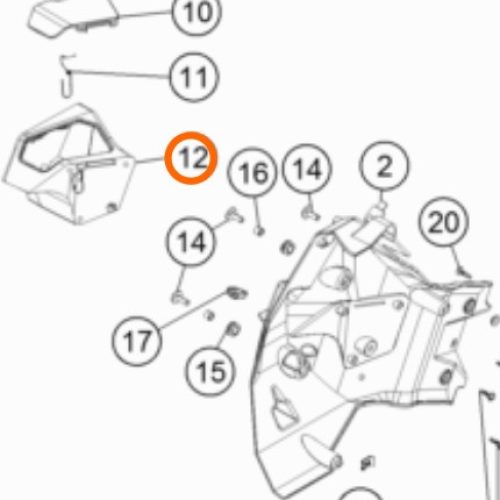 GAVETA 1050-1190 ADV 13-19