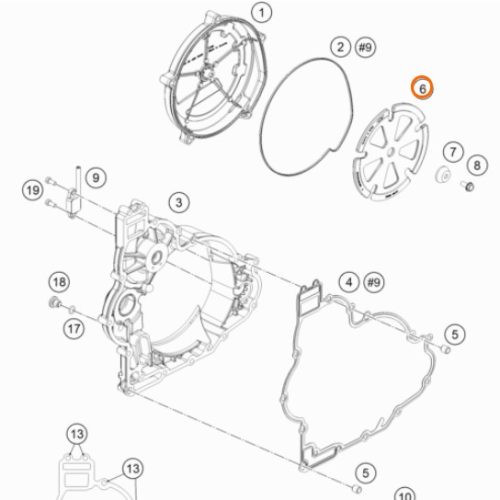 AMORTIGUADOR DE EMBRAGUE 1050-1290 13-18