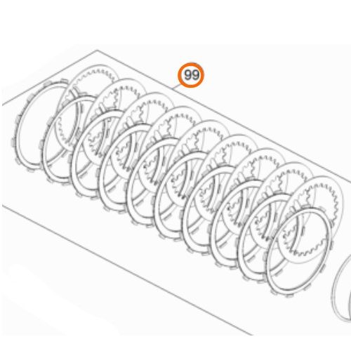 KIT DE EMBRAGUE 1050-1090-1190-1290 13-20