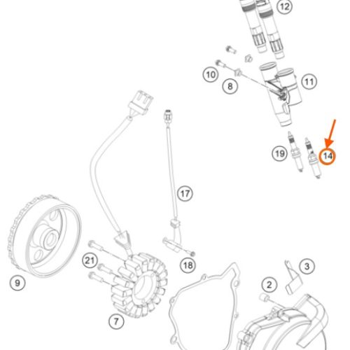 BUJIA 4T 1290 S. ADV 17-19