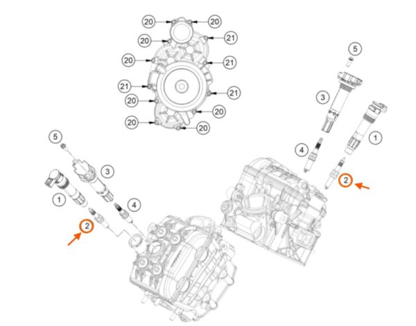 BUJIA 4T 1290 ADV 17-19
