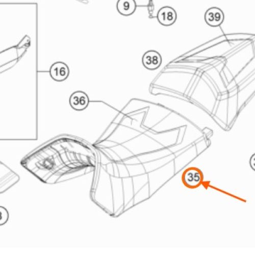 ASIENTO 1290  ADV S PILOTO 17-20