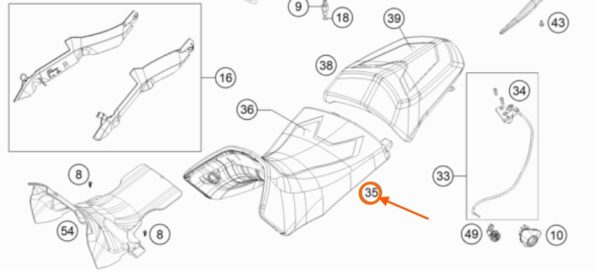 ASIENTO 1290  ADV S PILOTO 17-20