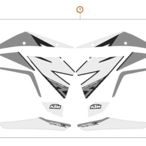 KIT DE ADHESIVOS 1290 S.ADV R 19-20