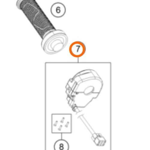MANDO DE ACELERADOR 790/1290 ADV 17-20