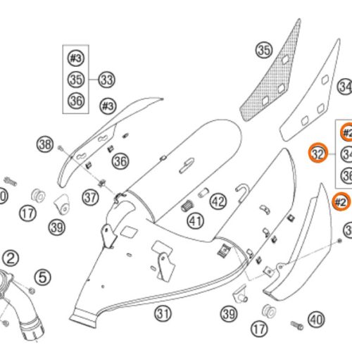 PROTECTOR DE ESCAPE 990 S.DUKE IZQUIERDO