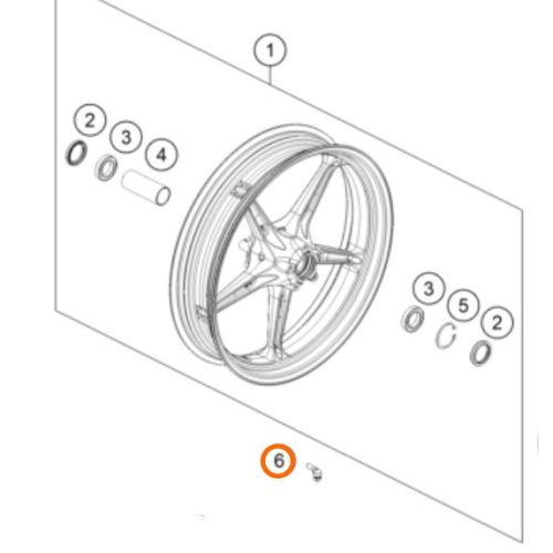 VALVULA DE AIRE DE ARO DE MAGNESIO 1050 ADV